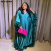 Feather African Dresses for Women 2023 Traditional Nigeria Wedding Plus Size Abaya Dubai Boubou Dress Muslim Robe Femme Clothes - Image 6