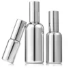 15ml 30ml 100ml Essential Oil Spray Bottle Bright Silver Fine Mist Perfume Atomizer Refillable Empty Glass Bottle shampoo NEW - Image 2