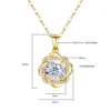 Star Of David 3ct Moissanite Necklace For Women With Certificate Original Luxury Gold Pendant Jewelry Christamas Gift Hot Sale - Image 5