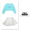 Child Dance Clothes Jazz Ballroom Dancing Competition Costumes Hip Hop for Girls T Shirt Skirt Party Stage Outfits Perform Suits - Image 6