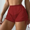 Swim Short Men Women Vintage Bikini Bottom Swimwear Briefs Beachwear Bikini Bottom Side Tie Womens Guard Swimwear with Shorts - Image 4