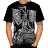 2024 New Devil Satan Print T-shirt 3D Summer Men Women Short sleeved Tee shirt Fashion Harajuku Hip Hop Casual Unisex Streetwear - Image 3