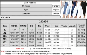 Plus Size High Waist Sexy Skinny White Basic Casual Jeans 4XL Bodycon Slim Straight Pencil Denim Pants Lady Indie Trousers Jean - Image 6