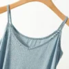 Spaghetti Strap Top Women Halter V-Neck Basic Cami Sleevless tank tops Women's Summer Camisole Solid color - Image 2