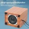 2.1 Wooden Subwoofer Bookshelf Speakers Home Desktop Wireless Bluetooth Speaker Laptop Portable Hi-Fi USB Wired Amplifiers - Image 2