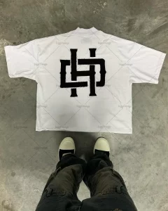American New Clothing Letter Printing Oversized T-shirt Women Trendy Brand Loose Top Pure Cotton Casual Fashion Short Sleeves - Image 3