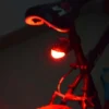 Bicycle Solar Tail Light Mountain Bike Taillight Cycling Accessories Solar Energy Tail Light Night Cycling Safety Red Lamp - Image 5