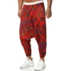 2023 Summer Men Hippie Baggy Boho Yoga Harem Pants Dizziness African Pattern Print Sweatpants Male Casual Hip Hop Bloomers Pants - Image 2