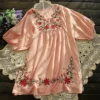 Summer Women Mexican Embroidered Floral Peasant Blouse Vintage Ethnic Tunic Boho Hippie Clothes Tops Blusa Feminina - Image 4