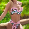 2024 New Sexy Brazilian Bikini Set Women Print Biquini Female Cut Bikinis Swimwear Push Up Swimsuit Bath Suit - Image 4