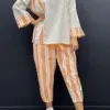 Plus Size 5XL VONDA Vintage Women Pant Sets 2024 Fashion 2pcs Casual Loose Printed Bohemian Pant Suits 3/4 Sleeve Tops Suits