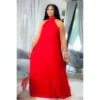 Wmstar Plus Size Women Long Dress leeveless Bandage Halter Hollow Out Splited A-line Maxi Dresses Outfits Wholesale Dropshipping - Image 2