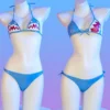 Women Sexy Bikini Set Shark Print Swimwear Bathing Suit Bra Top with Panties Female Minimal Coverage Swimsuit Lingerie Underwear - Image 6