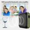 SHIDU Portable Voice Amplifier With Wireless Microphone For Teachers IPX5 Waterproof Bluetooth Speaker 4400mAh Power Bank M800 - Image 2