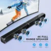 80W Bluetooth Speaker 5.0 TV SoundBar 2.1 Home Theater System 3D Surround Sound Bar Remote Control With Subwoofer For TV - Image 4