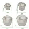 Durable 6 Sizes Silver Reusable Stainless Mesh Herbal Ball Tea Spice Strainer Teakettle Locking Tea Filter Infuser Spice - Image 6