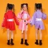 Streetwear Shorts For Girl Jazz Dance Costumes Clothes Teenage Showing Outfits Hip Hop Clothing Long Sleeve T Shirt Tank Top - Image 2