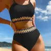 Sporty Bikinis 2024 Women High Waist Swimsuit Solid Sexy Swimwear Female Bathers Bathing Swimming Swim Suit Beachwear