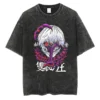 Vintage Cotton Tees Anime Graphic Tshirt for Men Women Summer Casual Short Sleeve Shirt Tops Hip Hop Gothic Harajuku Streetwear - Image 3