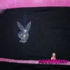 18 Women's Suit Y2k Sexy Bunny Women Swimsuit Rhinestones Rabbit Bikinis Two-Piece Black Beach Tube Top Crop Top Woman Clothes - Image 5