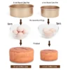 Round Cheese cake Pan 6-Inch & 8-Inch & 10-Inch cylinder-shaped with Removable Bottom Non-Stick Bakeware Cake mold Cake mould - Image 6