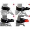 Bicycle Solar Tail Light Mountain Bike Taillight Cycling Accessories Solar Energy Tail Light Night Cycling Safety Red Lamp - Image 2