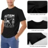 Skeleton Autism It's Not A Disability It's A Different Ability T Shirt Harajuku Short Sleeve T-shirt 100% Cotton Graphics Tshirt - Image 6