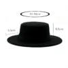 Winter Autumn Imitation Woolen Women Men Ladies Fedoras Top Jazz European American Round Caps Bowler Hats Feminino Gorra - Image 3