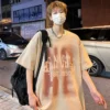 American heavyweight short sleeved men's fashion brand summer half sleeved ins trendy summer clothing new pure cotton loose - Image 4
