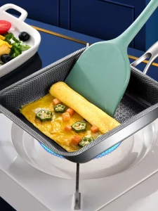 Thickened Japanese Omelette Pan / Tamagoyaki Pan, Non-stick Rectangle Mini Egg Frying Pan - Cast Iron / Aluminum Alloy - Image 6