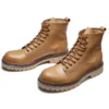 Vintage Mens Boots Luxury Genuine Leather Handmade 2024 Autumn British Trend Designer Elegant Ankle Wedding Social Shoes Man - Image 5