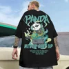 Mens T Shirt 3d Panda Printed Clothing Casual Summer Short Sleeve Top Oversized Loose T Shirt Street Tees Man Hip Hop Blouse - Image 2