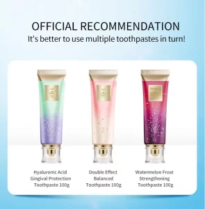 Double Effect Balanced Toothpaste Bacteriostatic Deep Cleaning Odour Removal Powerful Whitening Toothpaste BodyAid 100g - Image 4