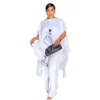 Africa Clothing 2 Piece Set African Clothes for Women Summer Elegant African Plus Size Top Long Pant Matching Sets Muslim Suit - Image 2