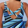 Sexy 5XL Print One Piece Large Swimsuits Closed Plus Size Swimwear Female Bathing Suit For Pool Beach Women's Swimming BodySuits - Image 6