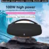 Caixa De som 100W High-power Bluetooth Speakers Portable Outdoor Subwoofer 3D Stereo Surround Sound Column Music Center Boombox