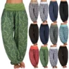 Yoga Pants Women Boho Loose High Waist Elasticity Trousers for Women Hippie Elegant Casual Beach Pants pantalones de mujer - Image 2