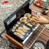 Naturehike Camping Frying Pan Easy Clean Grill Pan Portable Outdoor Non-Stick Frying Pan BBQ Frying Plate Camping Cookware - Image 6
