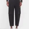 Miyake Pleated Men Cargo Pants Pleated Straight Pants Loose Overalls Men Baggy Black Trousers Fashion Casual Streetwear Pants