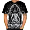 2024 New Devil Satan Print T-shirt 3D Summer Men Women Short sleeved Tee shirt Fashion Harajuku Hip Hop Casual Unisex Streetwear - Image 6