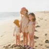 Summer RC Baby Girls Floral Pattern One Piece Beach Spa Resort Swimwears Kids Clothes Girl Swimsuit Striped Sunbeach Bikini Suit - Image 4