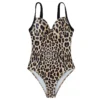2024 New Summer Sexy Leopard Print Bikini Bodysuit Women One Piece Adjustable Swimwear Female Monokini Push Up Backless Swimsuit - Image 6