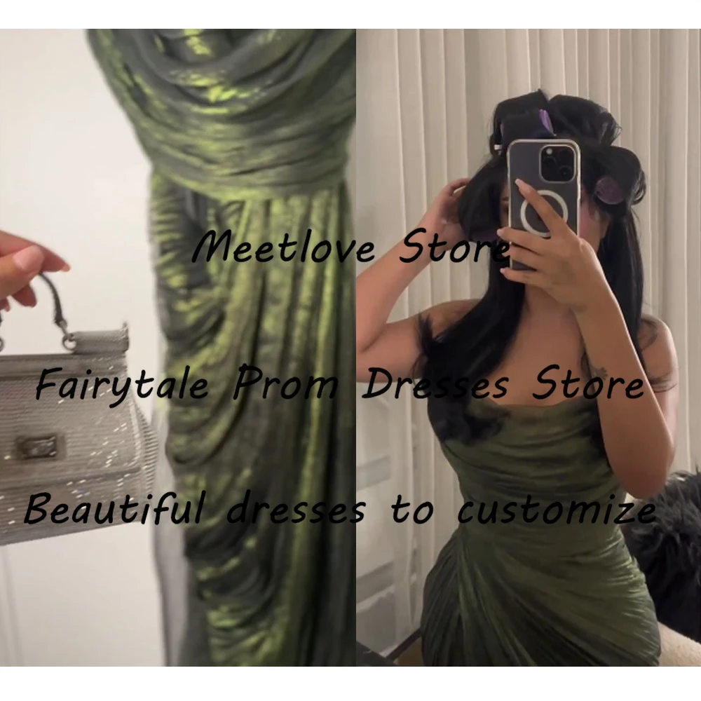 Meetlove Tulle Luxury Off-Shoulder Prom Dresses Seevesess Evening Dresses Side Slit Mermaid Formal Party Gown