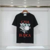 Summer new Hip Hop Uk Drill style printed T-shirt men and women street casual cotton Casab1anca Short sleeve T-shirt - Image 6