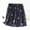 Summer Men's Cotton Viscose Printed Pajamas Shorts Thin 5xl Oversize Loose Shorts Beachwear Casual Home Men Pyjama Shorts - Image 3