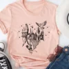 Aesthetic HP Tshirt Summer Men Women Short Sleeved Shirt Harajuku Castle T Shirt Vintage Wizard Shirts Unisex Magical Top - Image 3