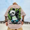 Mens T Shirt 3d Panda Printed Clothing Casual Summer Short Sleeve Top Oversized Loose T Shirt Street Tees Man Hip Hop Blouse - Image 5