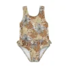 2023 RC New Kids Girl Floral Swimming Suits Brand Designer Children Girls Hawaii Bathing Suits Beach Vacation Conjoined Clothes - Image 3