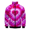 Fashion Colorful Spiral 3d Printed Jacket Men Hip Hop Street Oversized Coat Personality Zipper Jackets Kids Tops Women Clothes - Image 4