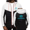 2024 Men's Newest Tops Cfmoto Autumn And Winter Popular Patchwork Seven-color Cotton-padded Jacket Hooded Coats Printing Clothes - Image 2